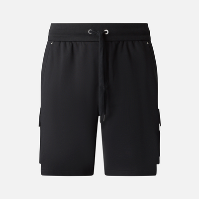 Moose Knuckles Black Hartsfield Cargo Shorts