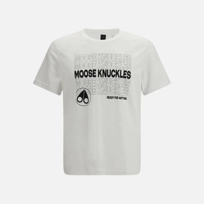 Moose Knuckles White Ready Made T-Shirt