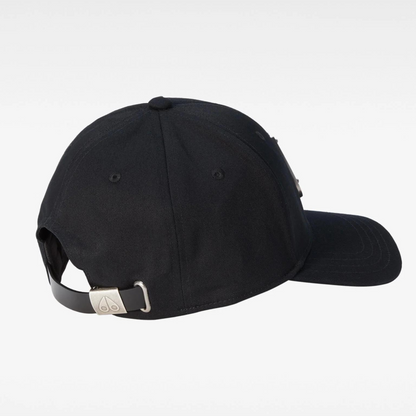 Moose Knuckles Black Logo Icon Cap