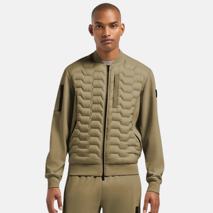 Moose Knuckles Sage Granite Bomber Jacket