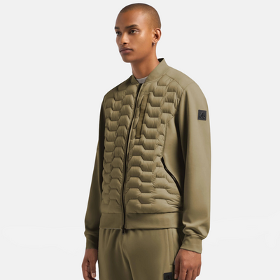 Moose Knuckles Sage Granite Bomber Jacket