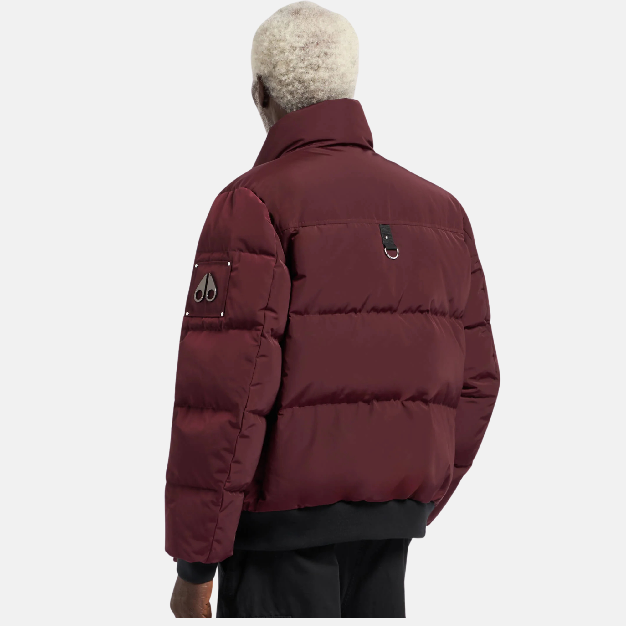 Moose Knuckles Beet Red High Point Bomber Jacket