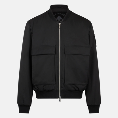 Moose Knuckles Black Alder Bomber Jacket