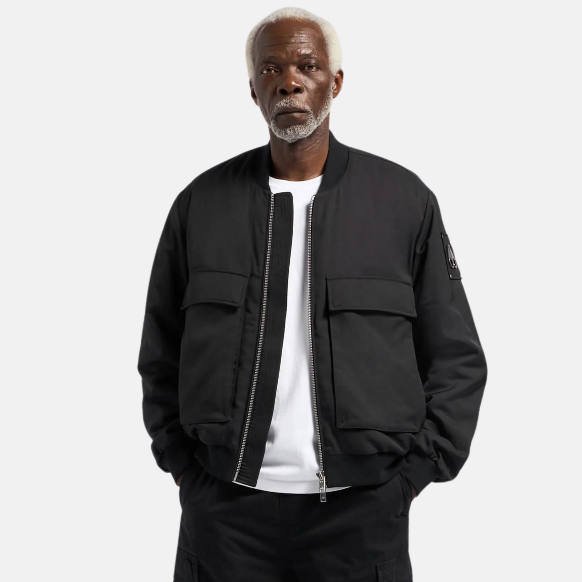 Moose Knuckles Black Alder Bomber Jacket – Puffer Reds