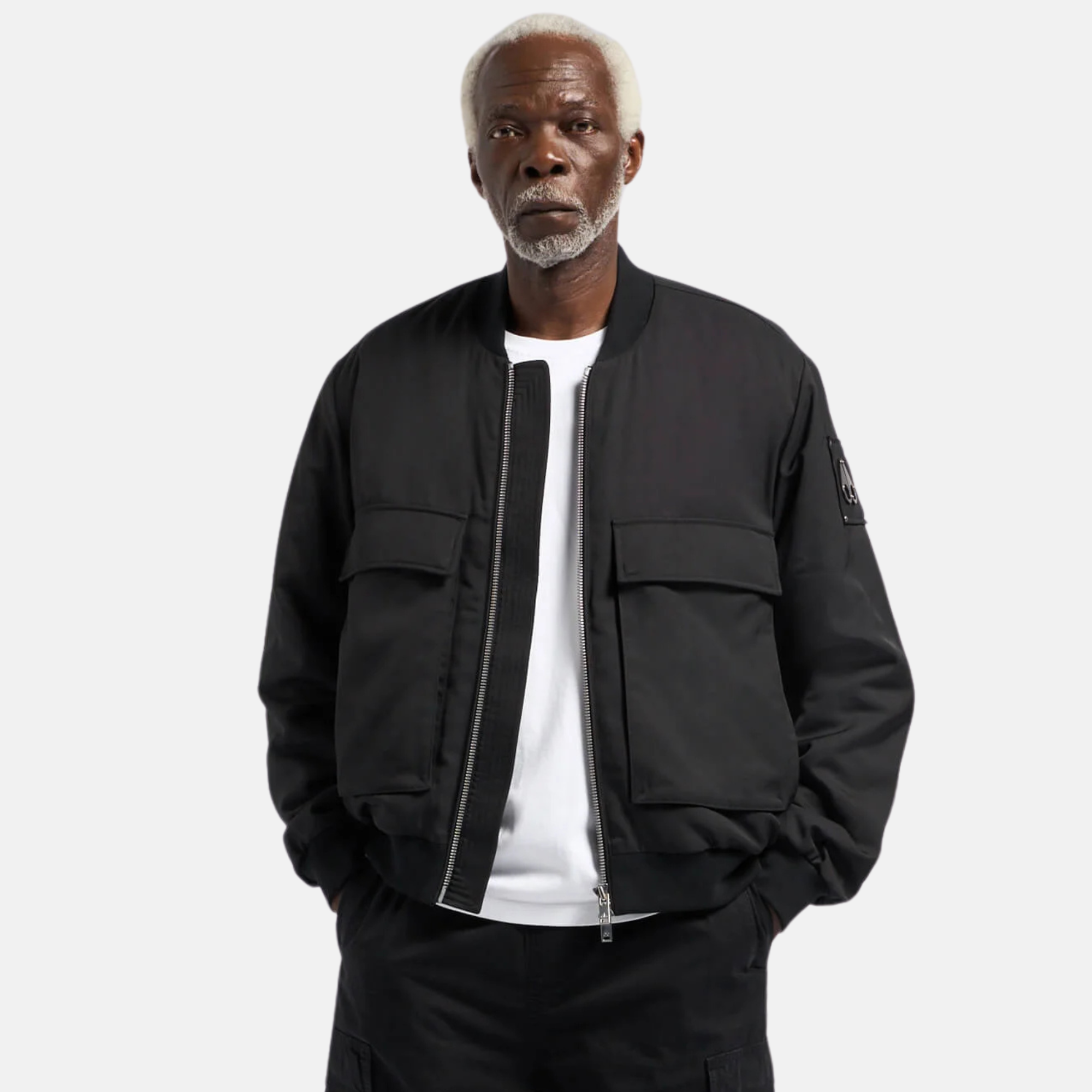 Moose Knuckles Black Alder Bomber Jacket