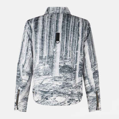 Moose Knuckles Forest Print West Shirt Jacket