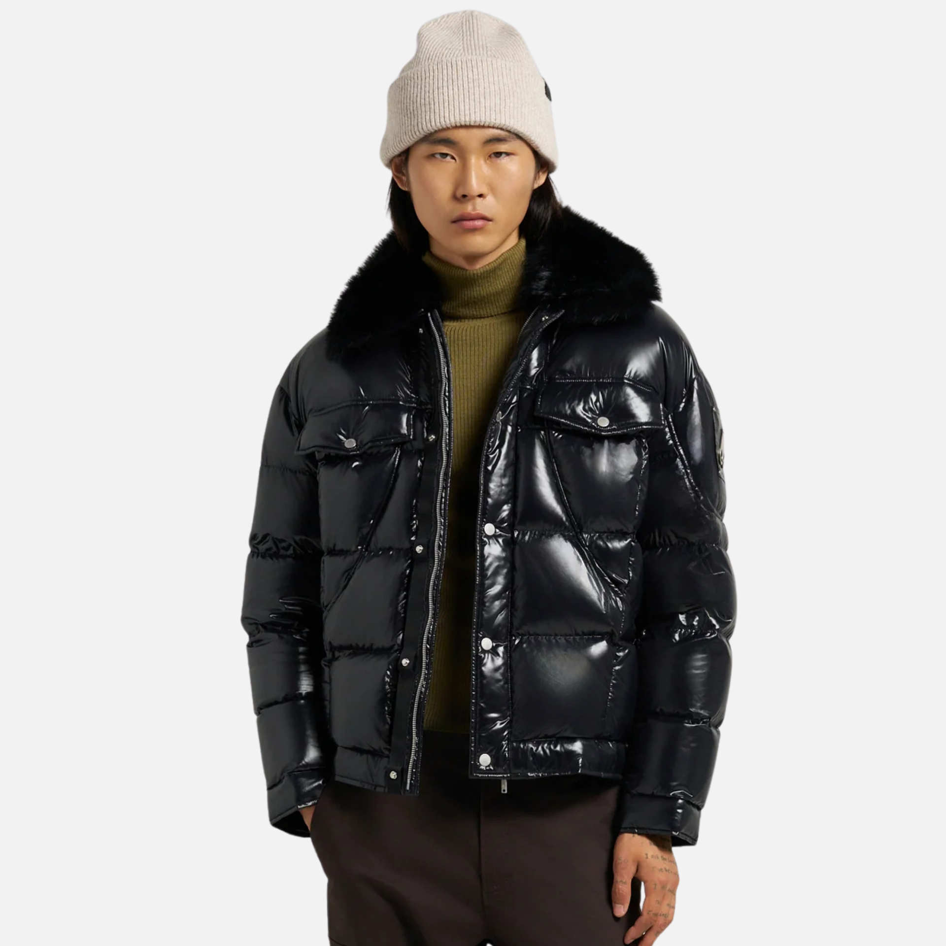 Moose Knuckles Black Blair Shirt Jacket – Puffer Reds