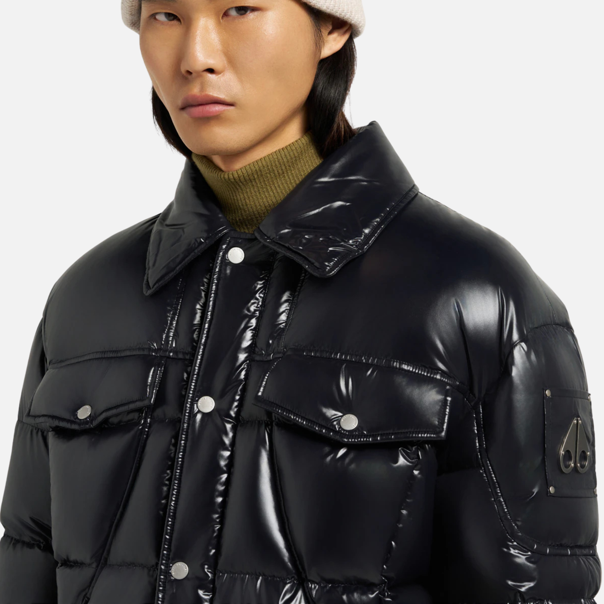 Moose Knuckles Black Blair Shirt Jacket