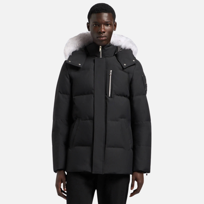 Moose Knuckles Black Cloud Shearling 3Q Jacket