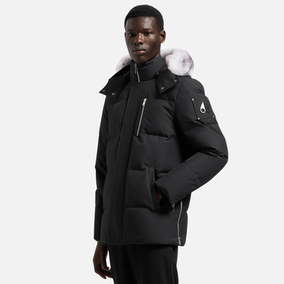 Moose Knuckles Black Cloud Shearling 3Q Jacket
