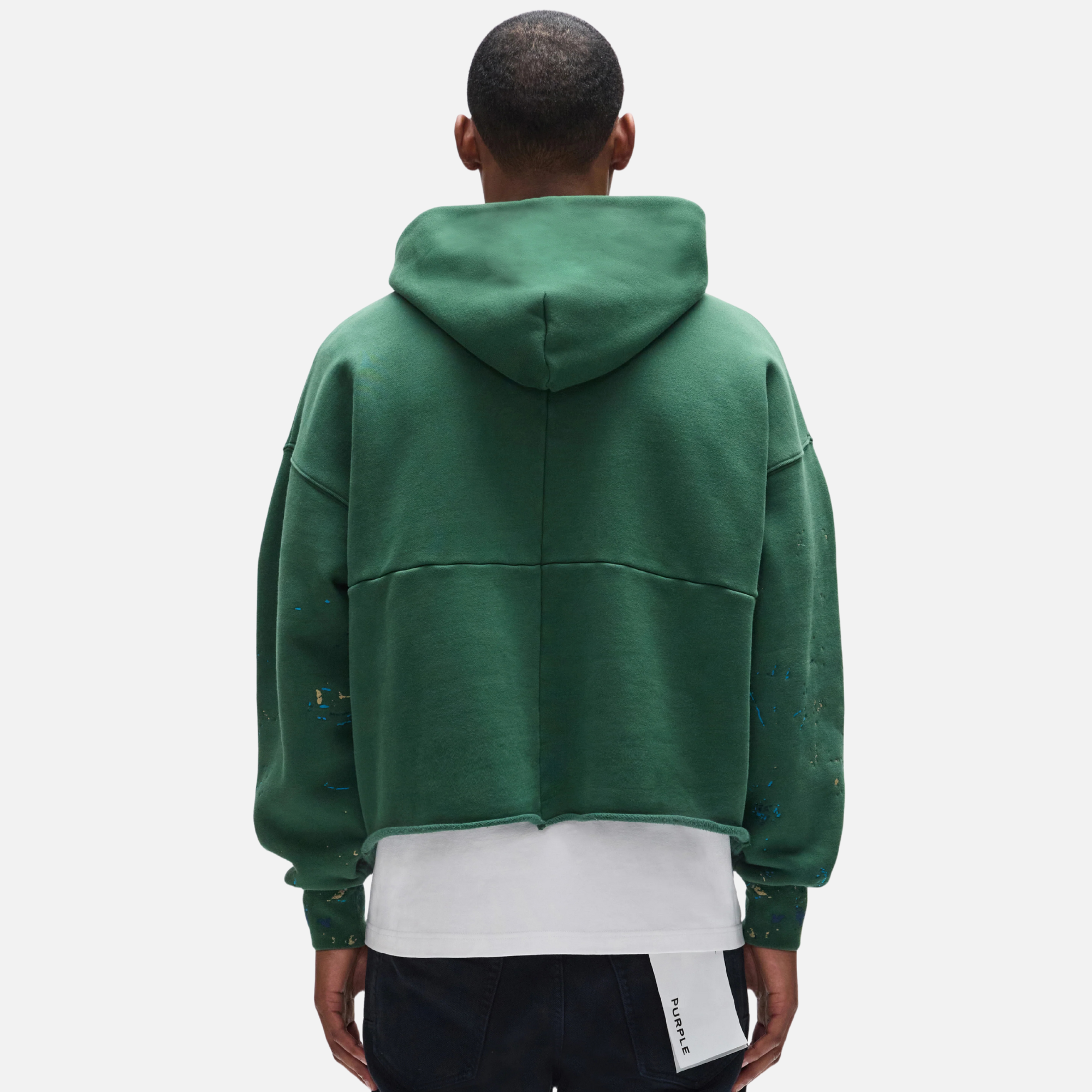 Purple Brand Half & Half Dark Green Hoodie – Puffer Reds