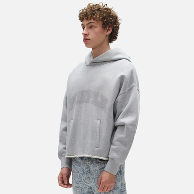 Purple Brand Grey Shadow Slab Hoodie