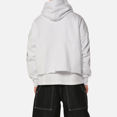 Purple Brand White Heavyweight Oversized Hoodie