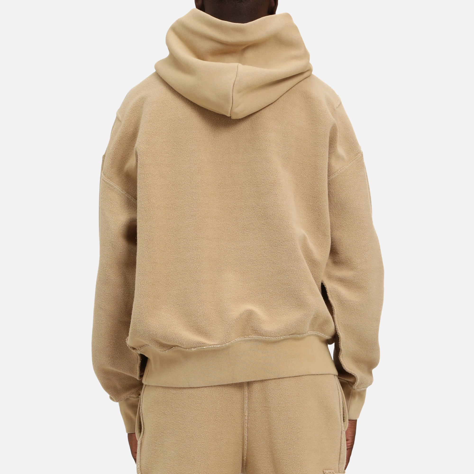 Purple Brand Tan Heavyweight Fleece Inside Out Hoodie