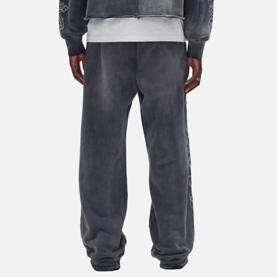 Purple Brand Gothic Outline Black Sweatpants