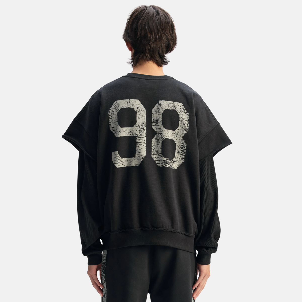 Purple Brand St. Violets Crystals Muscle Black Fleece