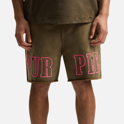 Purple Brand Slab Outline Shorts