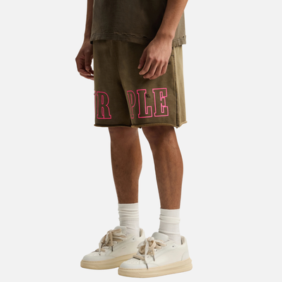 Purple Brand Slab Outline Shorts