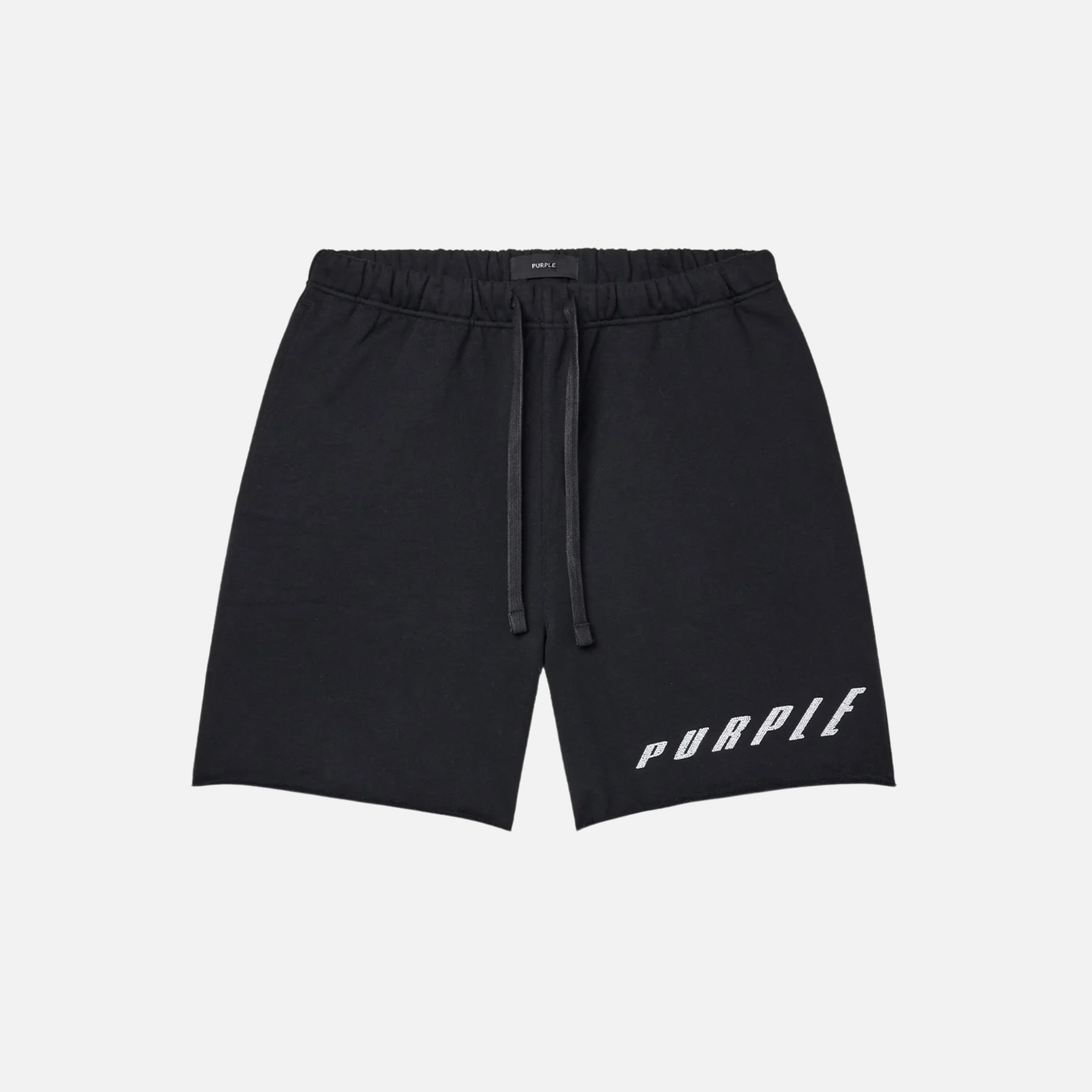 Purple Brand Black Ascending Wordmark Shorts