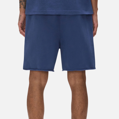 Purple Brand Blue Painted Wordmark Shorts