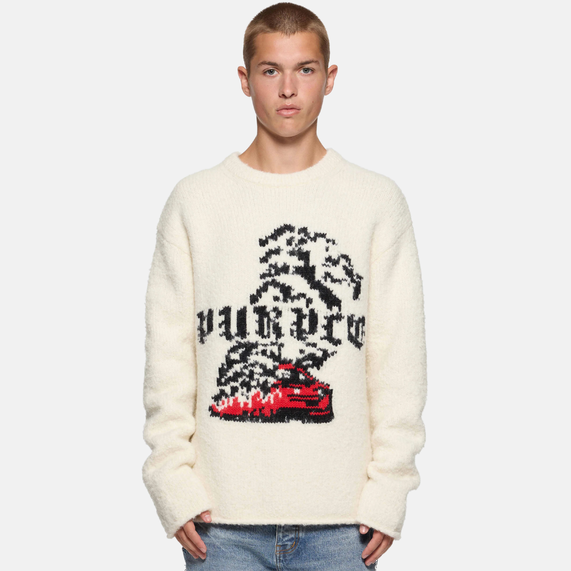 Purple Brand Smoke Show  Sweater