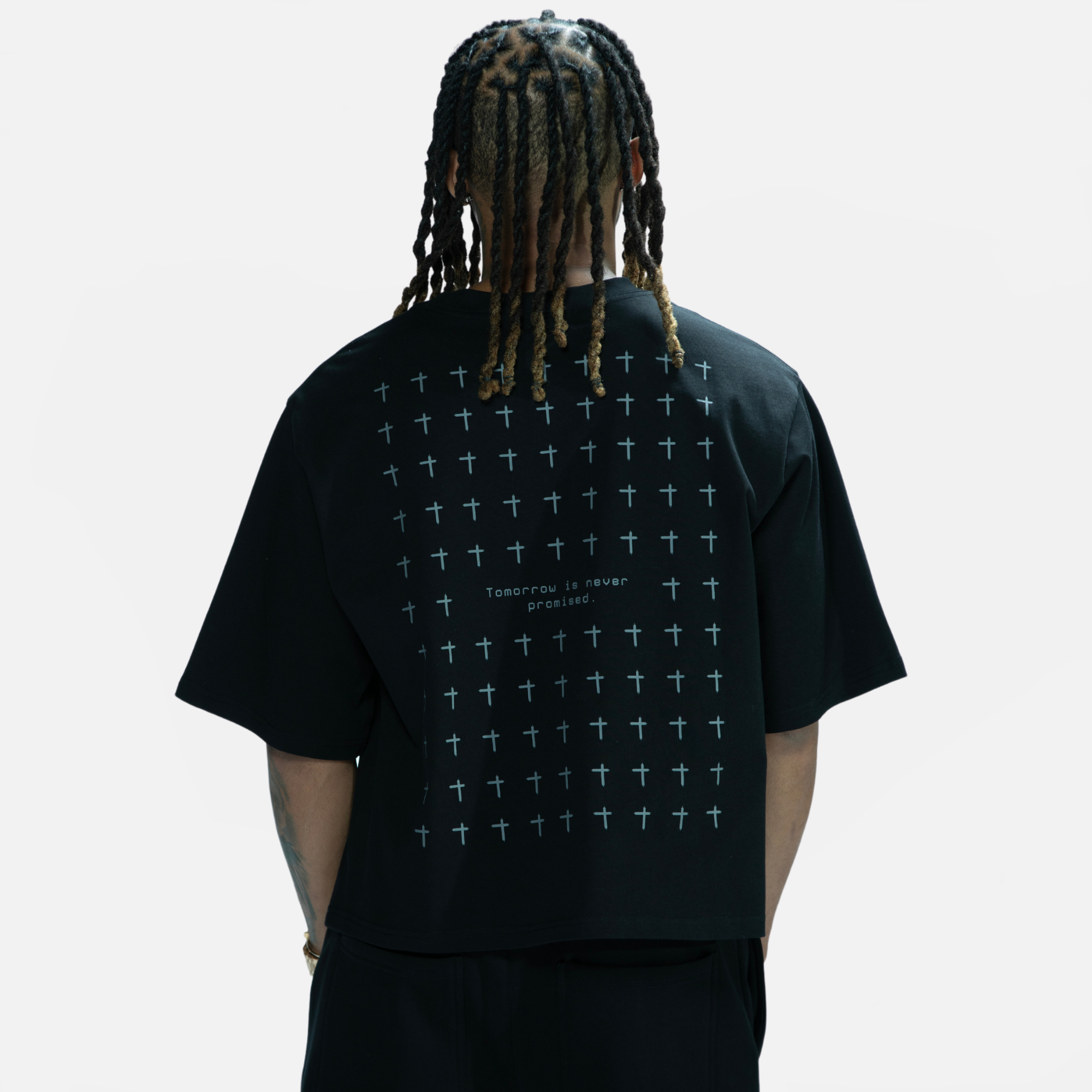 RTA x DDG Austin Black Grid T-Shirt