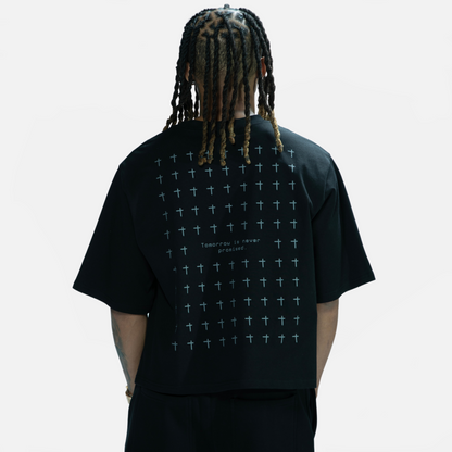 RTA x DDG Austin Black Grid T-Shirt