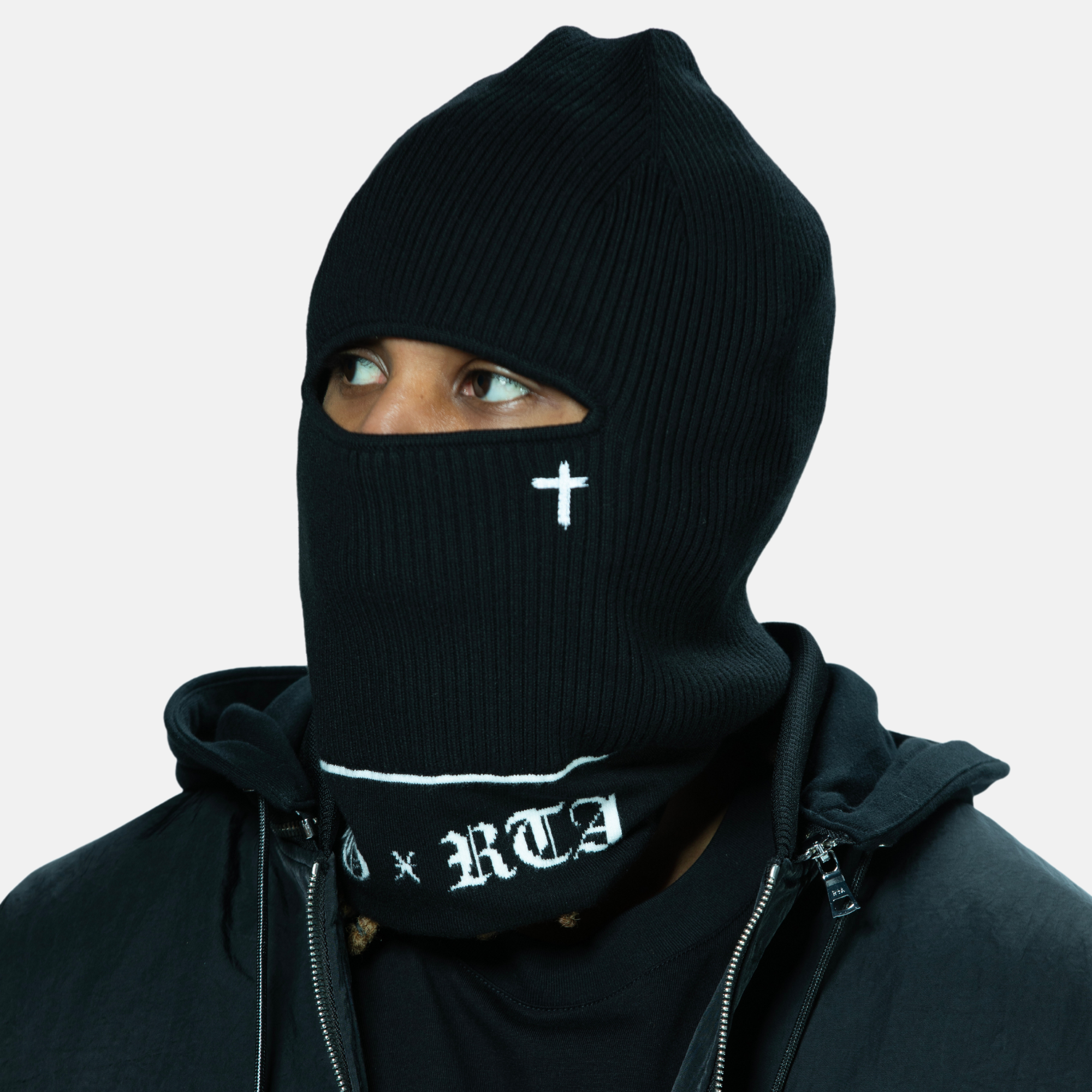 RTA x DDG Jay Black Old English DDG Ski Mask