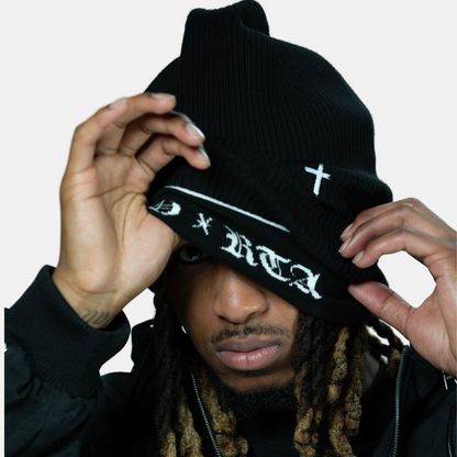 RTA x DDG Jay Black Old English DDG Ski Mask