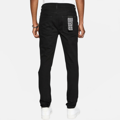 Ksubi Van Winkle Laid Black Dead Jeans