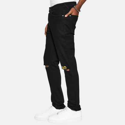 Ksubi Van Winkle Laid Black Dead Jeans