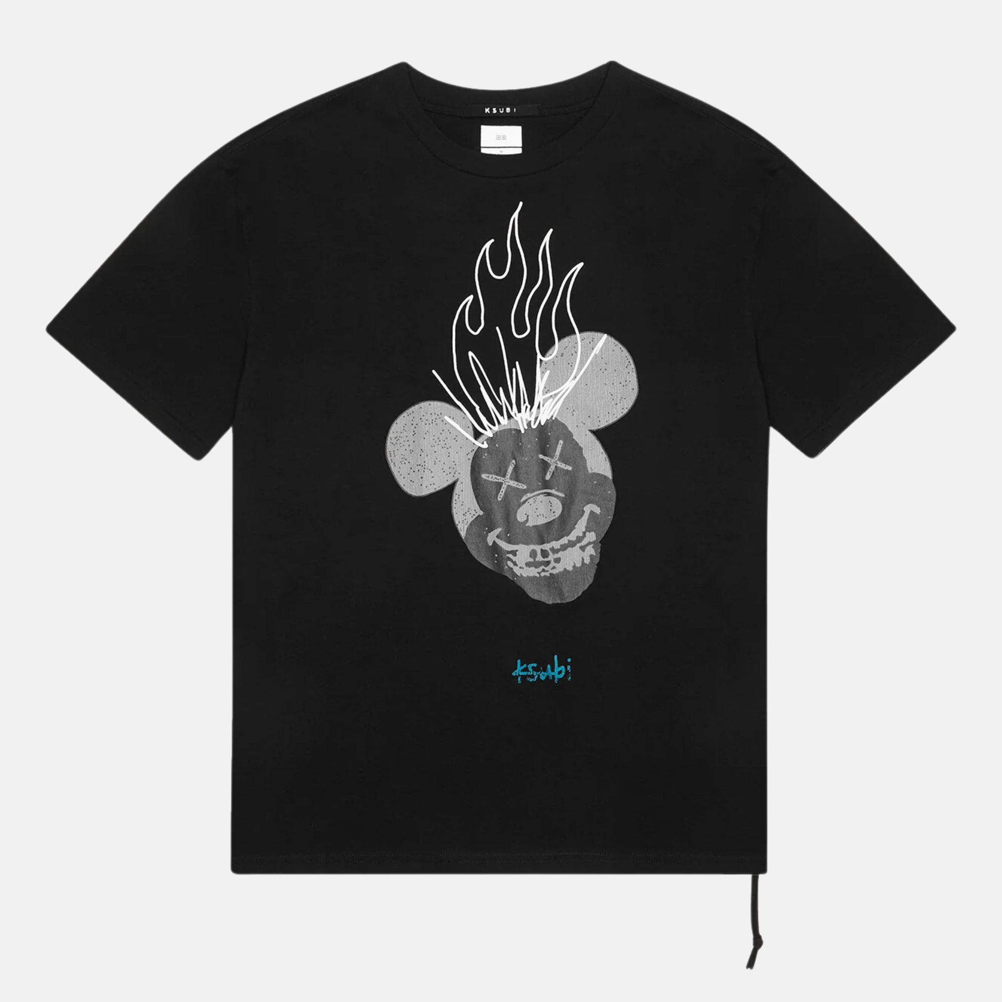 Ksubi Jet Black Burn Biggie T-Shirt