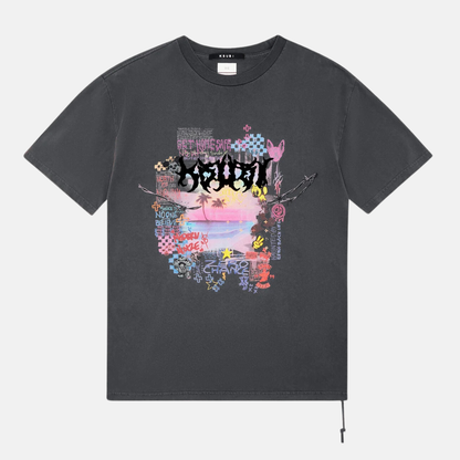 Ksubi Vandals Biggie Faded Black T-Shirt