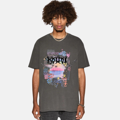 Ksubi Vandals Biggie Faded Black T-Shirt