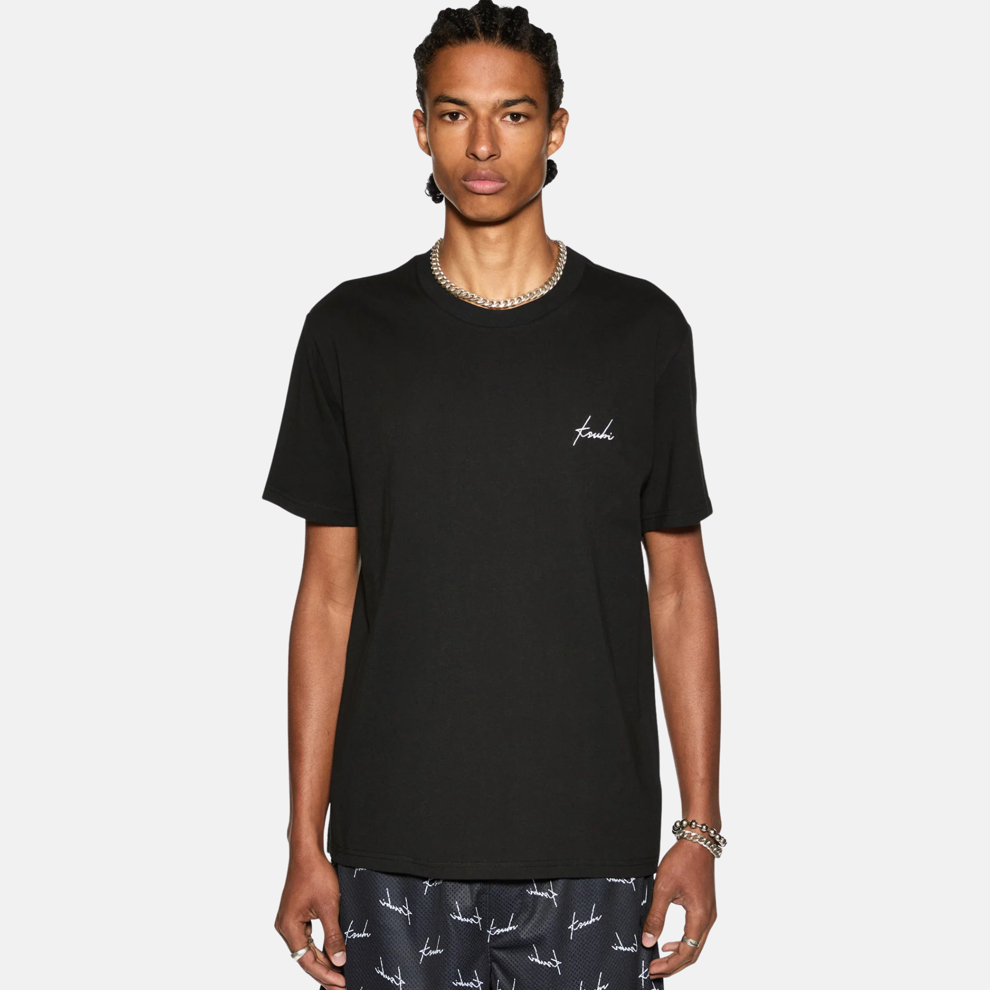 Ksubi Jet Black Skript Kash T-Shirt