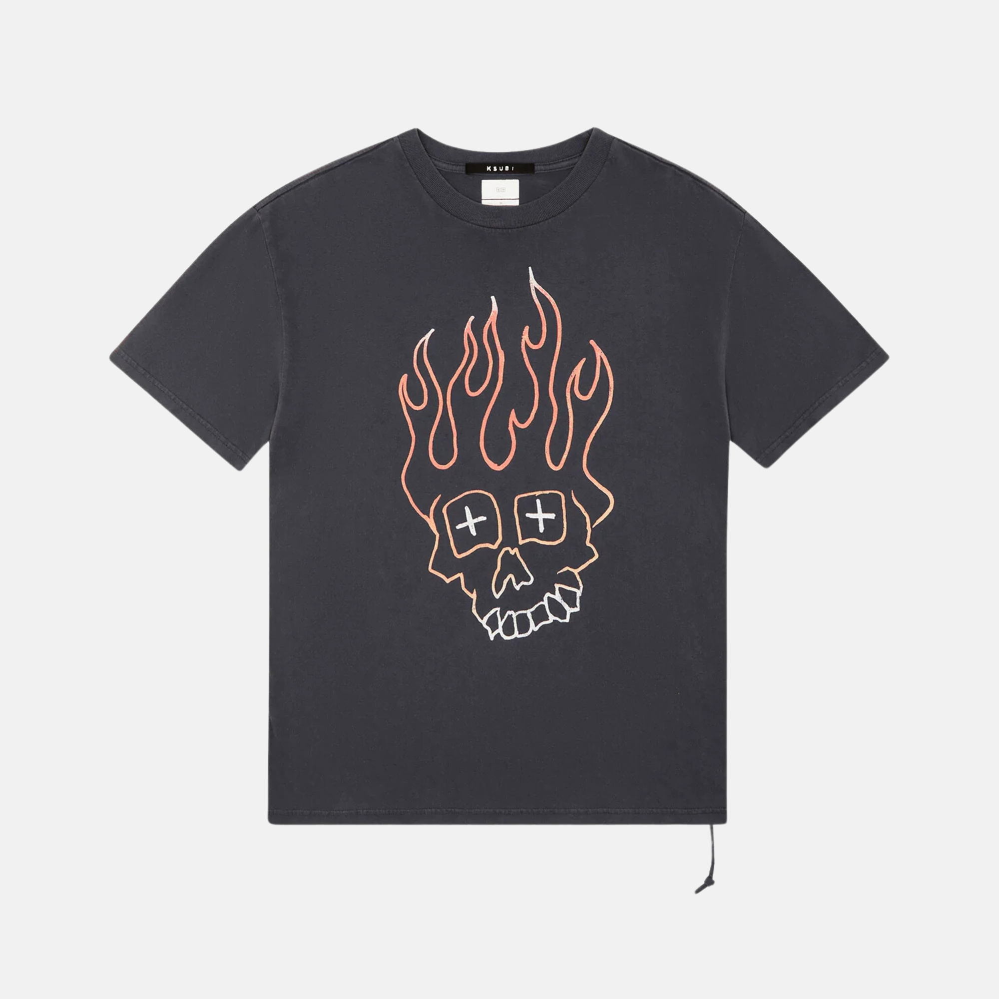 Ksubi Faded Black Skull Biggie T-Shirt