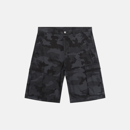 Ksubi Fugitive Cargo Black Camo Shorts