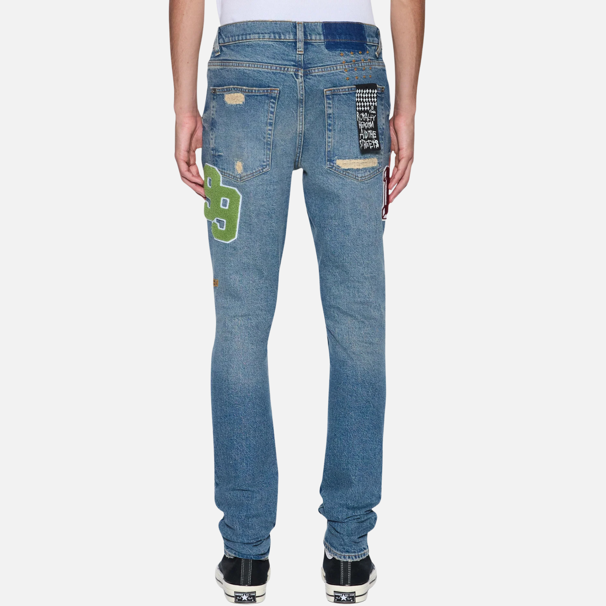 Ksubi Van Winkle Rodeo Patched Jeans
