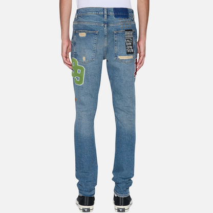 Ksubi Van Winkle Rodeo Patched Jeans