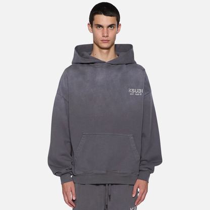 Ksubi Charcoal Fade State Ekcess Hoodie