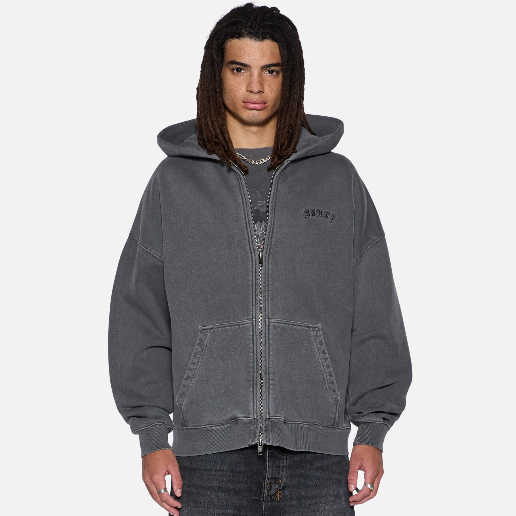 Ksubi Faded Black Serpent Ekcess Hoodie
