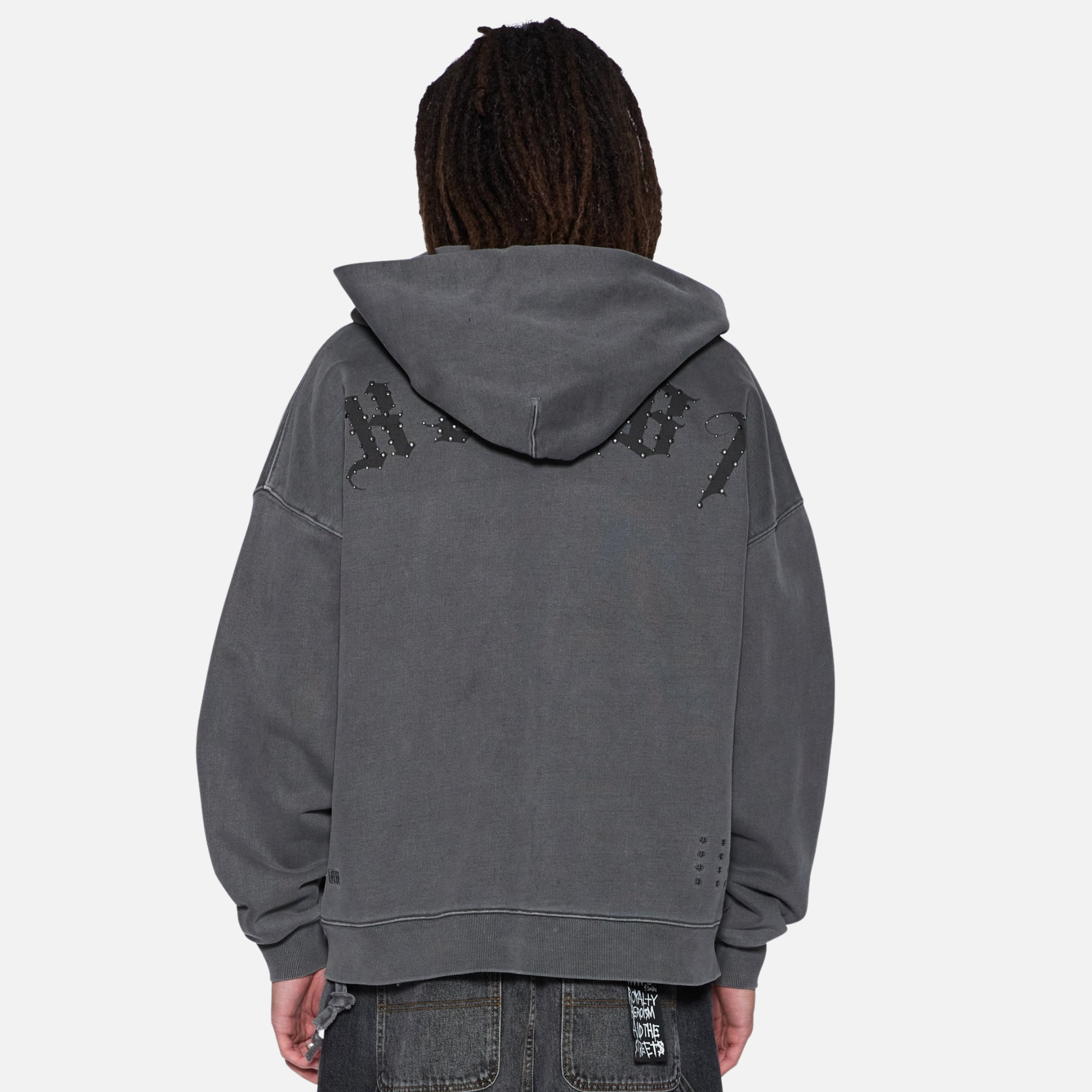 Ksubi Faded Black Serpent Ekcess Hoodie