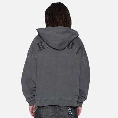 Ksubi Faded Black Serpent Ekcess Hoodie