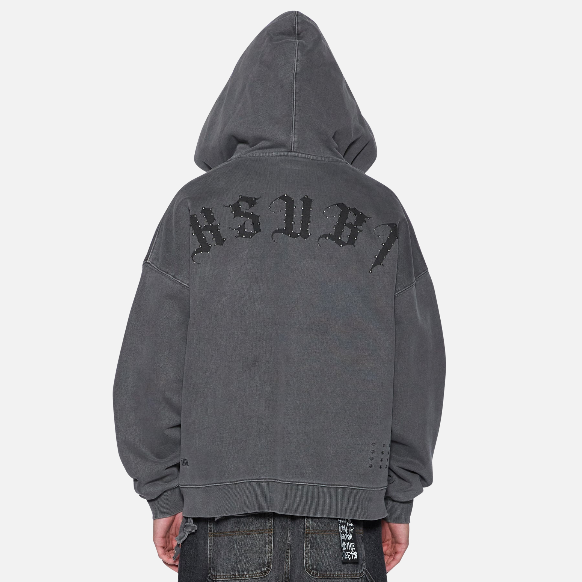 Ksubi Faded Black Serpent Ekcess Hoodie