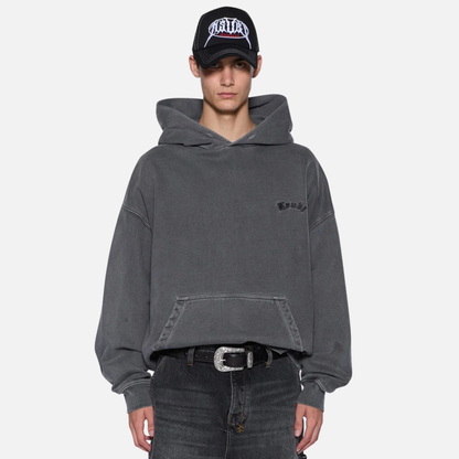 Ksubi Charcoal Thorned Ekcess Hoodie
