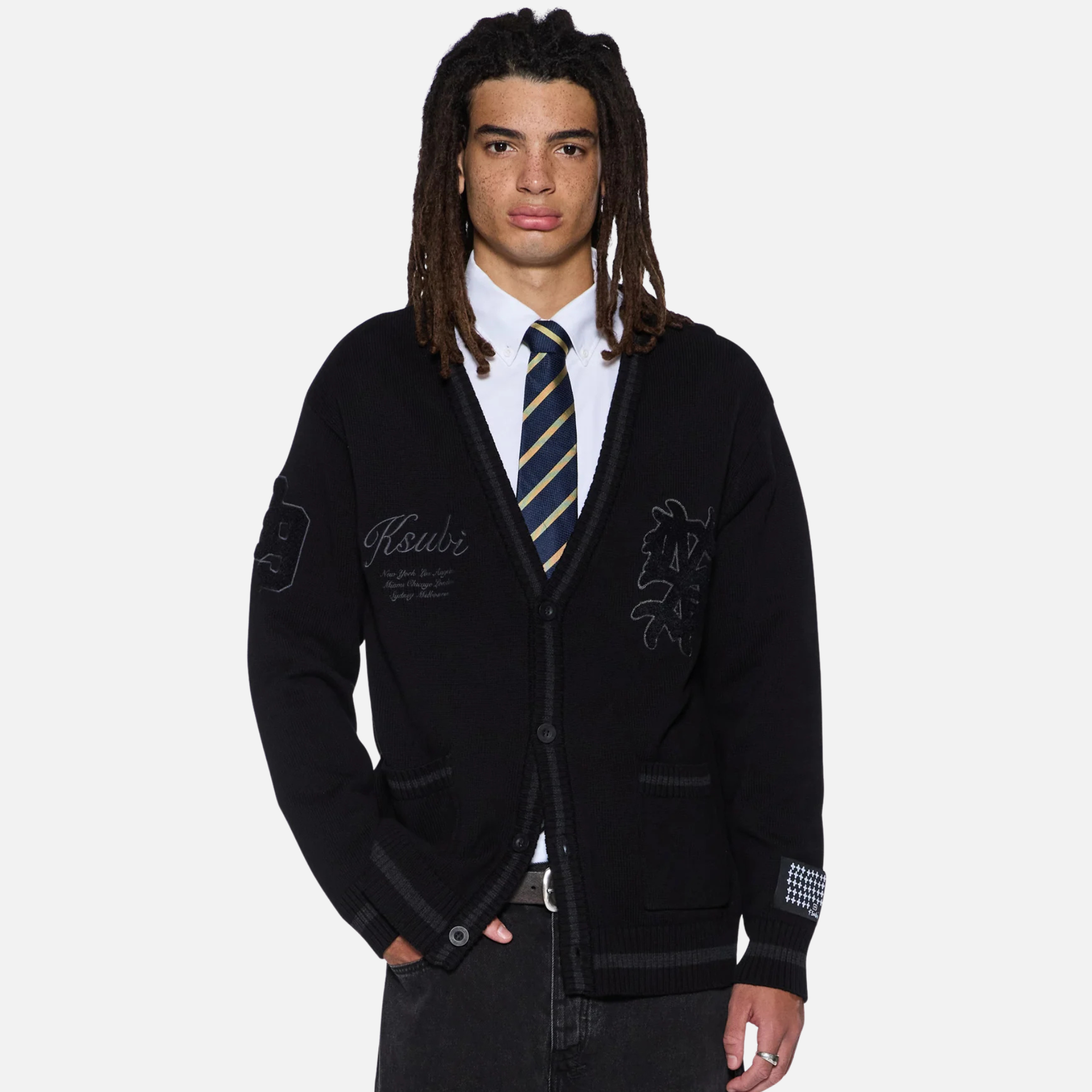 Ksubi Black Playoff Cardigan