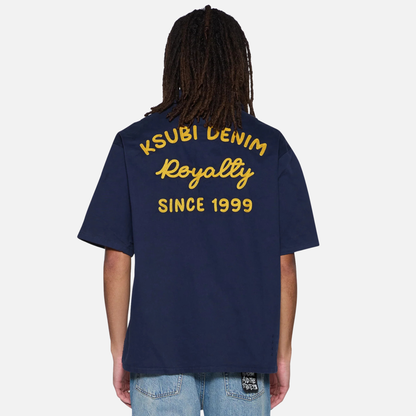 Ksubi Mekanik Boiler Ink Blue Shirt