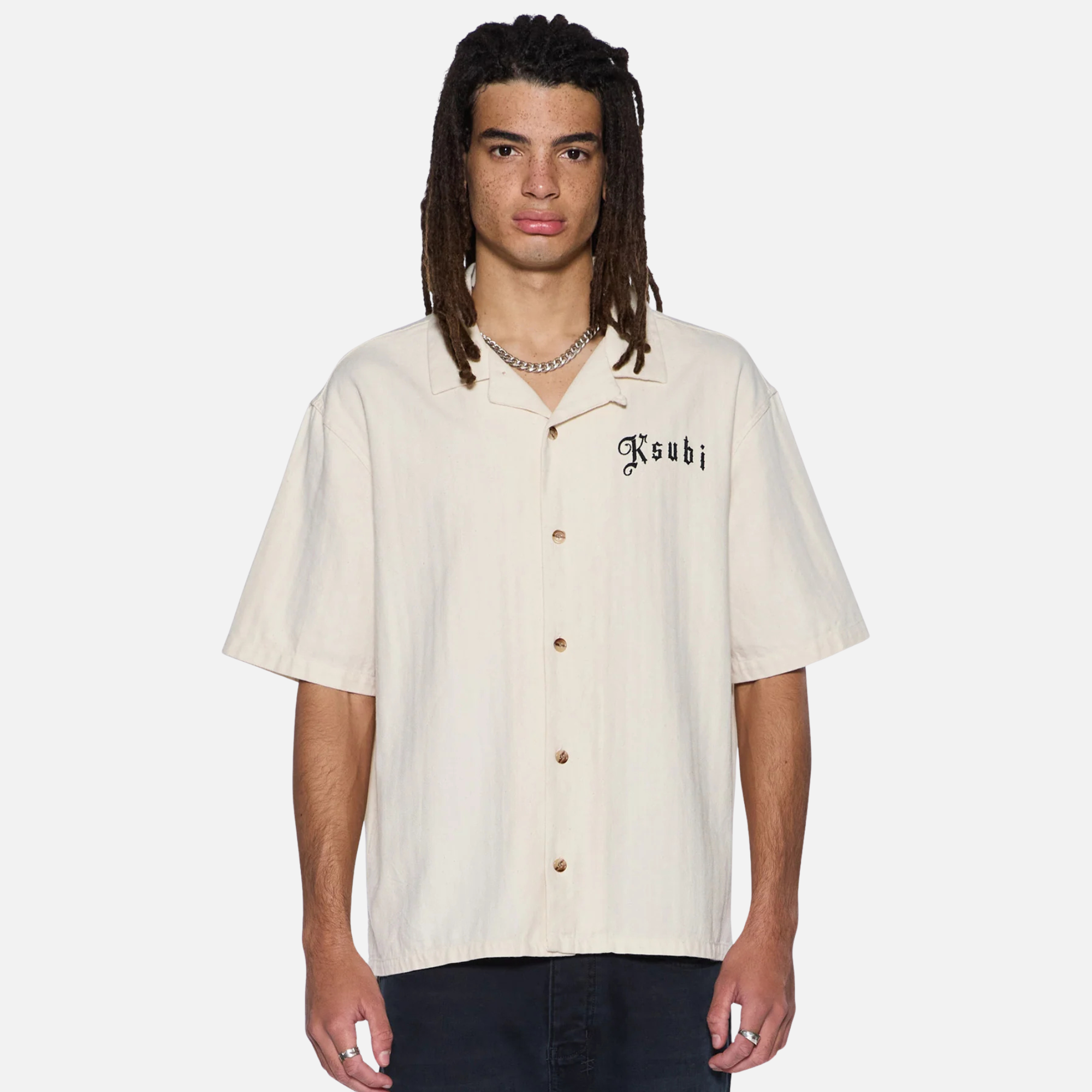Ksubi Truckstop Diner Natural Beige Shirt