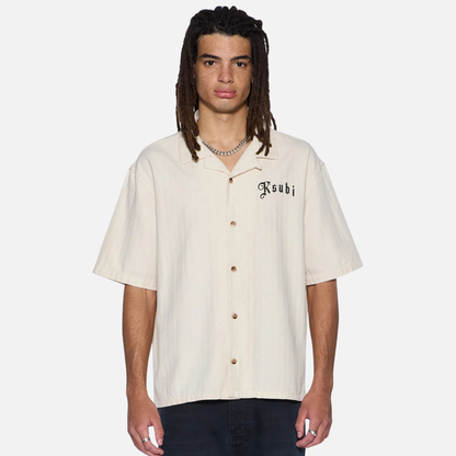 Ksubi Truckstop Diner Natural Beige Shirt