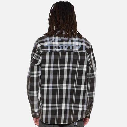 Ksubi Black Check Rosebowl LS 1999 Button-Up Shirt
